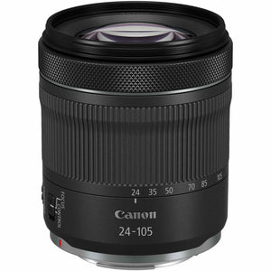 Canon RF 24-105mm f/4-7.1 IS STM Lens + 64GB SD Card + Camera Bag + More Canon