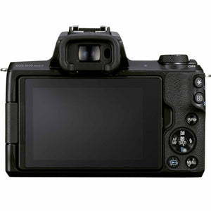Canon EOS M50 Mark II Mirrorless Camera W/ 15-45mm Lens + 64GB Card + More - Reconditioned