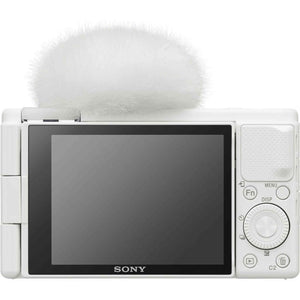 Sony ZV-1 Digital Camera White + 64GB Card + Case + Tripod + Cleaning Kit Sony