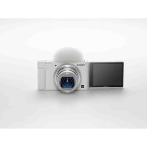 Sony ZV-1 Digital Camera White + 64GB Card + Case + Tripod + Cleaning Kit Sony