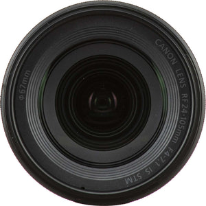 Canon RF 24-105mm f/4-7.1 IS STM Lens + 64GB SD Card + Camera Bag + More Canon