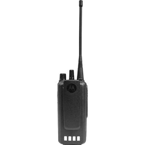 Motorola CP100D Analog UHF Portable Two Way Radio With Display and Limited Keypad, - 6 Pack With Mics Bundle Motorola Solutions