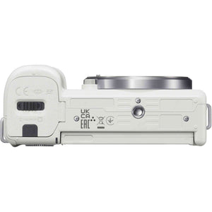 Sony ZV-E10 Mirrorless Camera w/ 16-50mm Lens White + Extra Battery + Software Sony