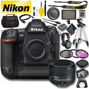 Nikon D5 DSLR Camera Dual XQD Slots International Model Master Bundle