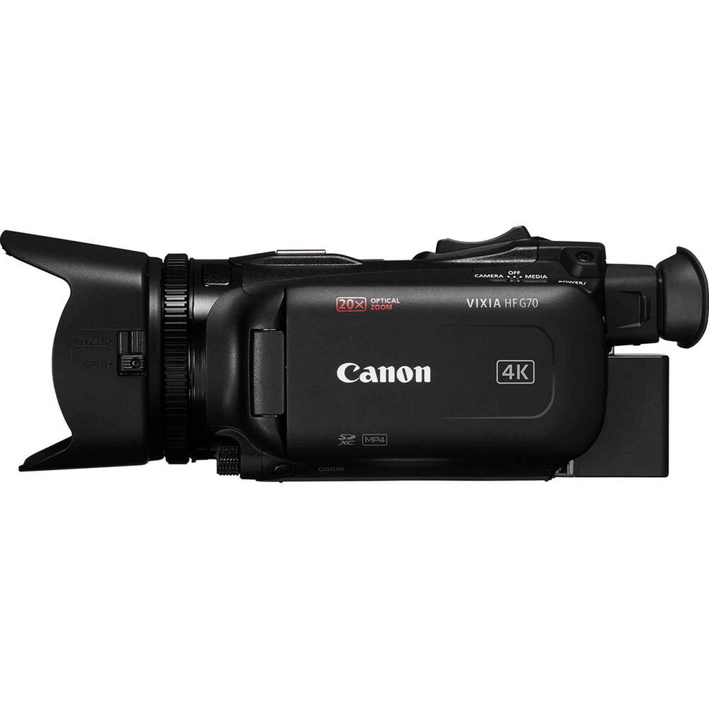 Canon Vixia HF G70 UHD 4K Camcorder + 64GB Memory Card + 2 x BP828 + More