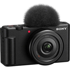 Sony ZV-1F Vlogging Camera Black ZV1F/B + Case + 64GB Card + Tripod + More Sony