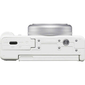 Sony ZV-1F Vlogging Camera White ZV1F/W + Filter Kit + 64GB Card + Card Reader Sony