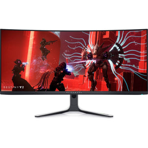 2 x Alienware AW3423DW 34.2" 1440p HDR 175 Hz Curved Gaming Monitor Lunar Light + More Alienware