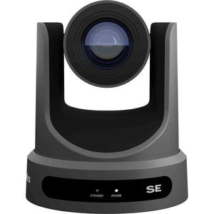 PTZOptics Move SE PTZ Camera with 20x Optical Zoom Gray PT20X-SE-GY-G3 + Universal Wall Mount Black PTZOptics