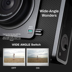 Fujifilm Instax Wide Evo Hybrid Instant Film Camera + Brushed Metallics Film Fujifilm
