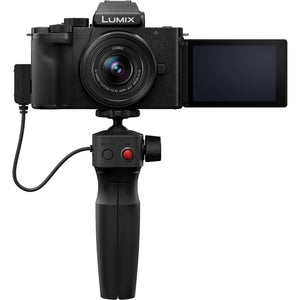 Panasonic Lumix G100D Mirrorless Camera | 12-32mm Lens with Tripod Grip Bundle Panasonic