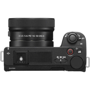 Sony Alpha ZV-E10 II Camera W/ 16-50mm Lens + Sony E 10-18mm Lens + 64GB + More Sony