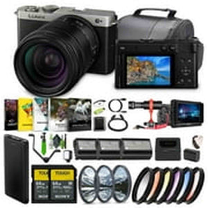 Panasonic LUMIX S9 Mirrorless Full Frame Camera + 28-200mm L Mount Lens- Silver Panasonic
