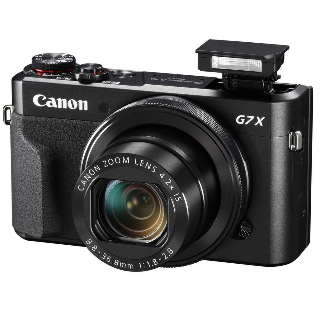 Canon PowerShot G7 X Mark II Digital Camera (Intl Model) with (2)128GB SD Cards