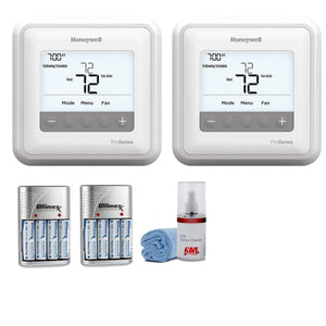 Honeywell TH4110U2005/U T4 Pro Programmable Thermostat - 2 Pack Kit with Batteries Honeywell