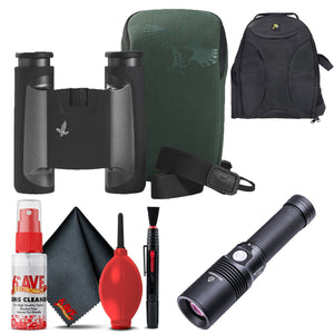 Swarovski 10x25 CL Binoculars Anthracite, Wild Nature Kit + Accessories Swarovski