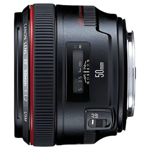 Canon EF 50mm f/1.2 L USM Lens for Canon Digital SLR Cameras - Fixed Renewed - Reconditioned Canon