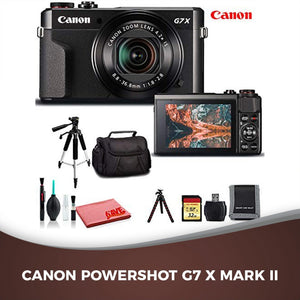 Canon PowerShot G7 X Mark II Digital Camera International Model - Premium Kit