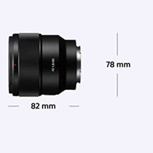 Sony SEL85F18 85mm F/1.8-22 Medium-Telephoto Fixed Prime Camera Lens, Black - Refurbished - Used Sony