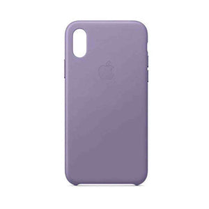 Apple Leather Case for iPhone Xs - Lilac - Refurbished Apple