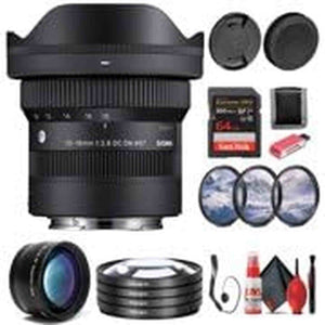 Sigma 10-18mm f/2.8 DC DN Contemporary Lens Sony E Bundle