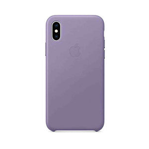 Apple Leather Case for iPhone Xs - Lilac - Refurbished Apple