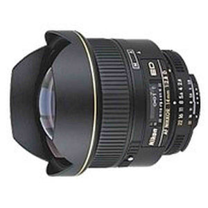 Nikon AF FX NIKKOR 14mm f/2.8D ED Ultra Wide Angle Fixed Zoom Lens with Auto Focus for Nikon DSLR Cameras - Used Nikon