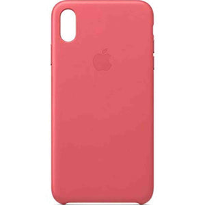 Apple Leather Case for iPhone Xs Max - Peony Pink - Refurbished Apple