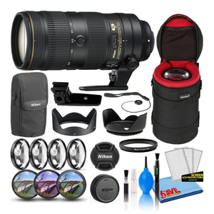 Nikon AF-S 70-200mm f/2.8E FL ED VR Lens 20063 Intl Model Bundle Nikon