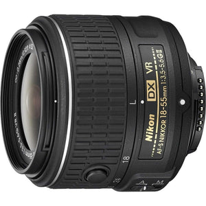 Nikon AF-S DX NIKKOR 18-55mm f/3.5-5.6G Vibration Reduction II Zoom Lens with Auto Focus for Nikon DSLR Cameras - Used Nikon