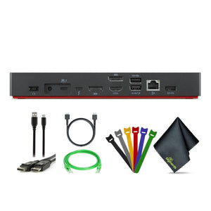 Lenovo ThinkPad Universal Thunderbolt 4 Dock 40B00135US + HDMI Cable and more Lenovo