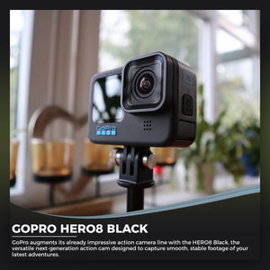 GoPro HERO10 - Action Camera + 64GB Card, 50 Piece Accessory Kit and 2 Batteries - Used