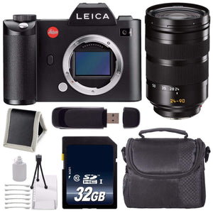 Leica SL Typ 601 Mirrorless Digital Camera International Version + Leica Vario-Elmarit-SL 24-90mm f/2.8-4 ASPH. Lens Leica