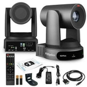 PTZOptics Move 4K PTZ Camera with 30x Zoom Gray PT30X-4K-GY-G3 + Wall Mount PTZOptics
