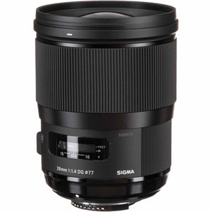 Sigma 28mm f/1.4 DG HSM Art Lens for Nikon F Bundle Sigma