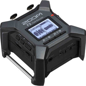 Zoom F3 2-Input /2-Track Field Recorder + MDR-7506 Stereo Headphones, Bundle