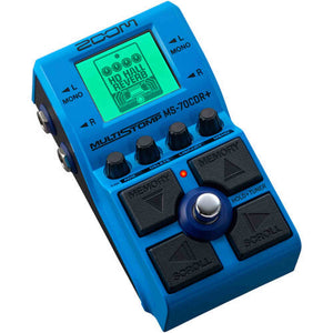 Zoom MS-70CDR+ Multi-FX Pedal + Balanced Interconnect, Bundle