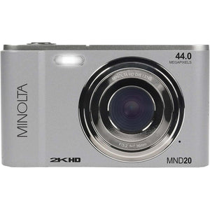 Minolta MND20 44 MP / 2.7K Ultra HD Digital Camera Silver Minolta