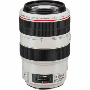 Canon EF 70-300mm f/4-5.6L IS USM Telephoto Zoom Lens + 64GB Memory Card + More Canon