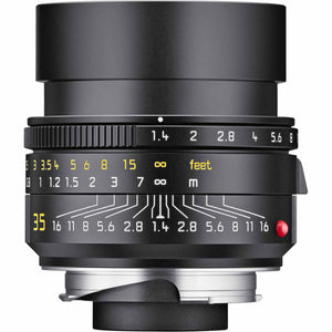 Leica Summilux-M 35mm f/1.4 ASPH. Lens Black 11726 + 64GB Memory Card + More Leica
