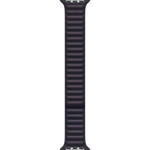 Apple 41mm Leather Watch Band - Ink with USB-C Charging Block Bundle Apple