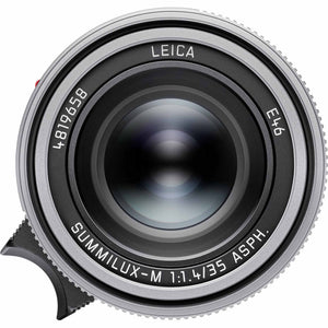 Leica Summilux-M 35mm f/1.4 ASPH. Lens Silver 11727 + 64GB Memory Card + More Leica