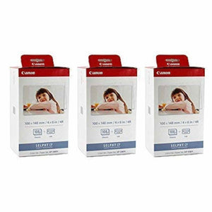 Canon KP-108IN Color ahPJNL Ink and 4 x 6 Paper Set, 108 Count Pack of 3 Canon