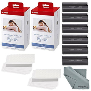 Canon KP-108IN Color Ink and Paper Set - Total of 216 Sheets and 6 Ink Cartridges Canon