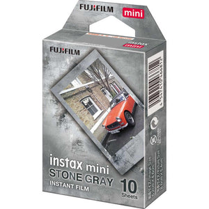 FUJIFILM INSTAX Mini Stone Gray Instant Film 20 Exposures + Cleaning Cloth Fujifilm
