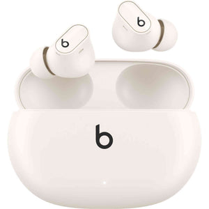 Beats by Dr. Dre Studio Buds+ Noise Canceling True Wireless In-Ear Headphones Ivory Bundle with Accessories Beats