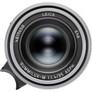 Leica Summilux-M 35mm f/1.4 ASPH. Lens Silver 11727 + Filter Kit + More Leica