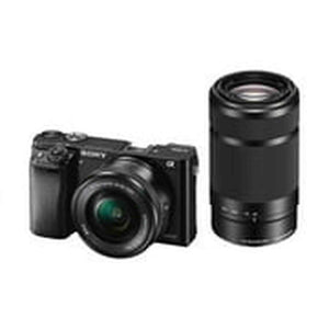Sony Alpha a6000 Mirrorless Digital Camera w/ 16-50mm and 55-210mm Power Zoom Lenses - Reconditioned Sony
