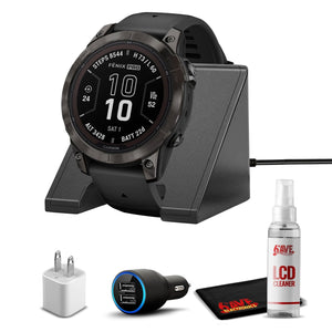 Garmin fenix 7 Pro Solar Sapphire Carbon Gray Titanium Black with Accessories Garmin