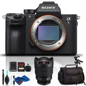 Sony Alpha a7R III Mirrorless Digital Camera with 12-24mm Lens - Deluxe Kit Sony